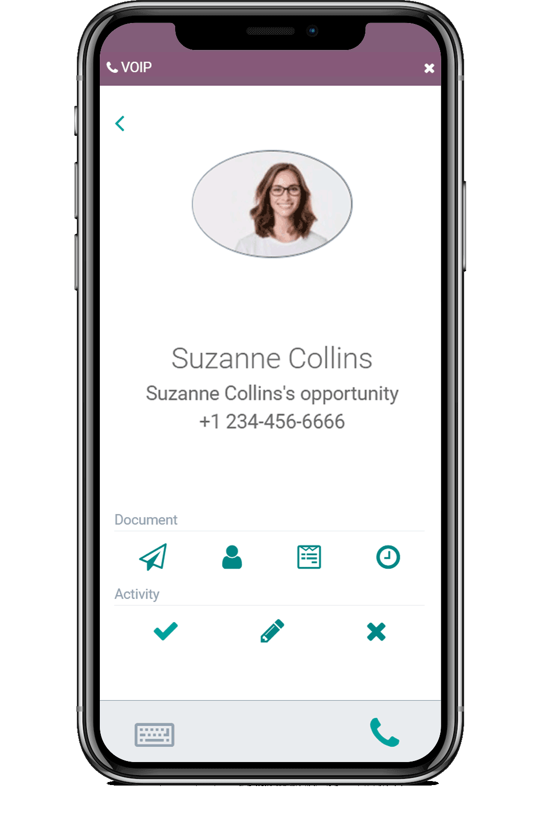 在您的手机上使用Odoo VoIP